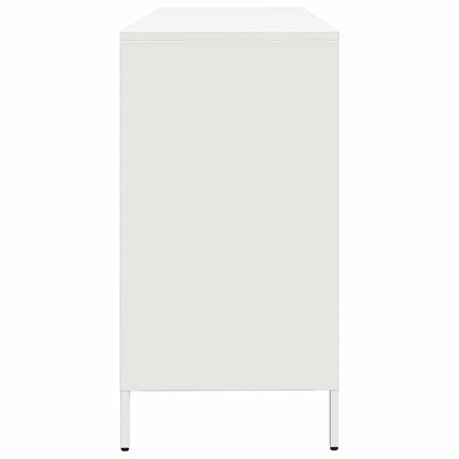 Sideboard White 135x39x73.5 cm Cold-rolled Steel