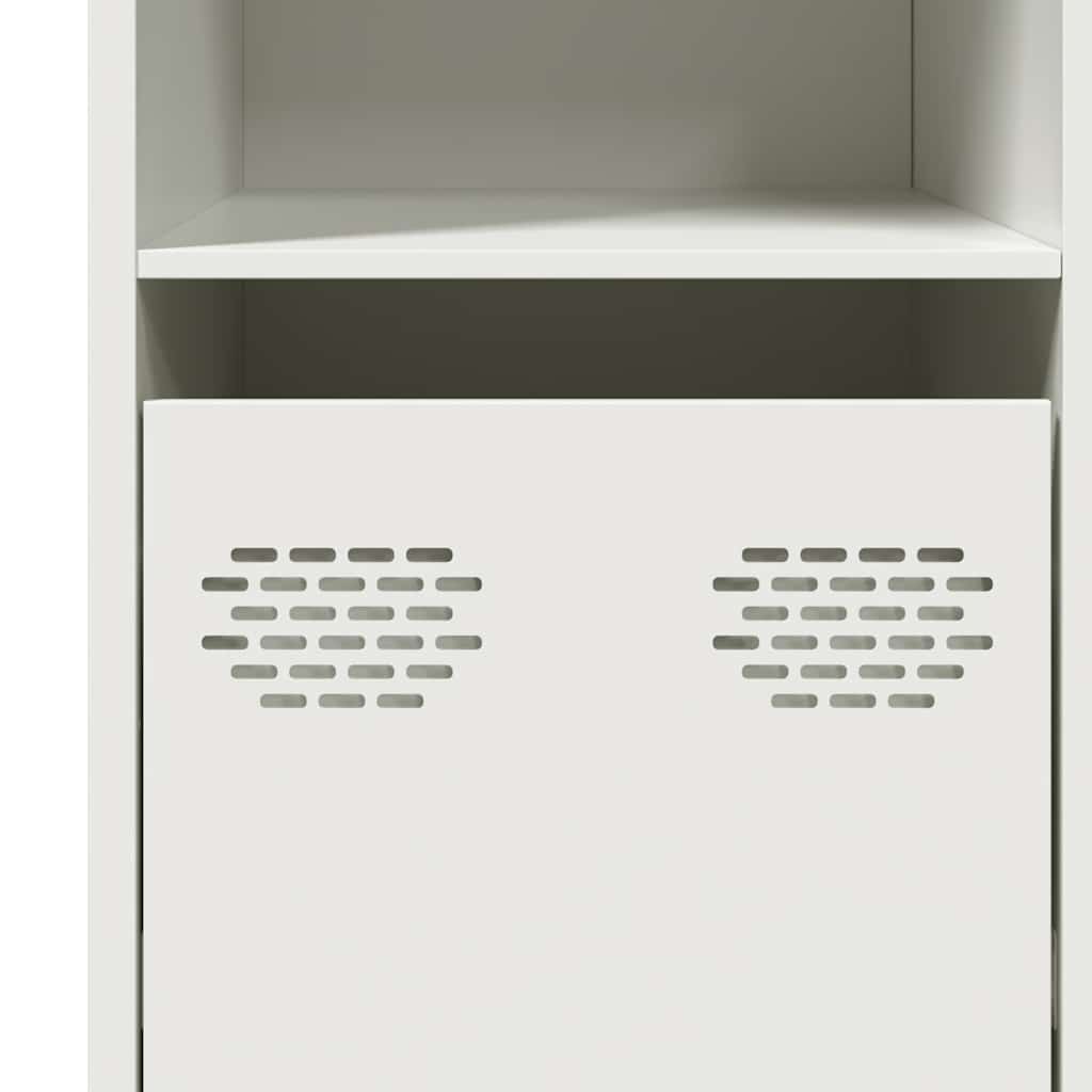 Sideboard White 135x39x73.5 cm Cold-rolled Steel