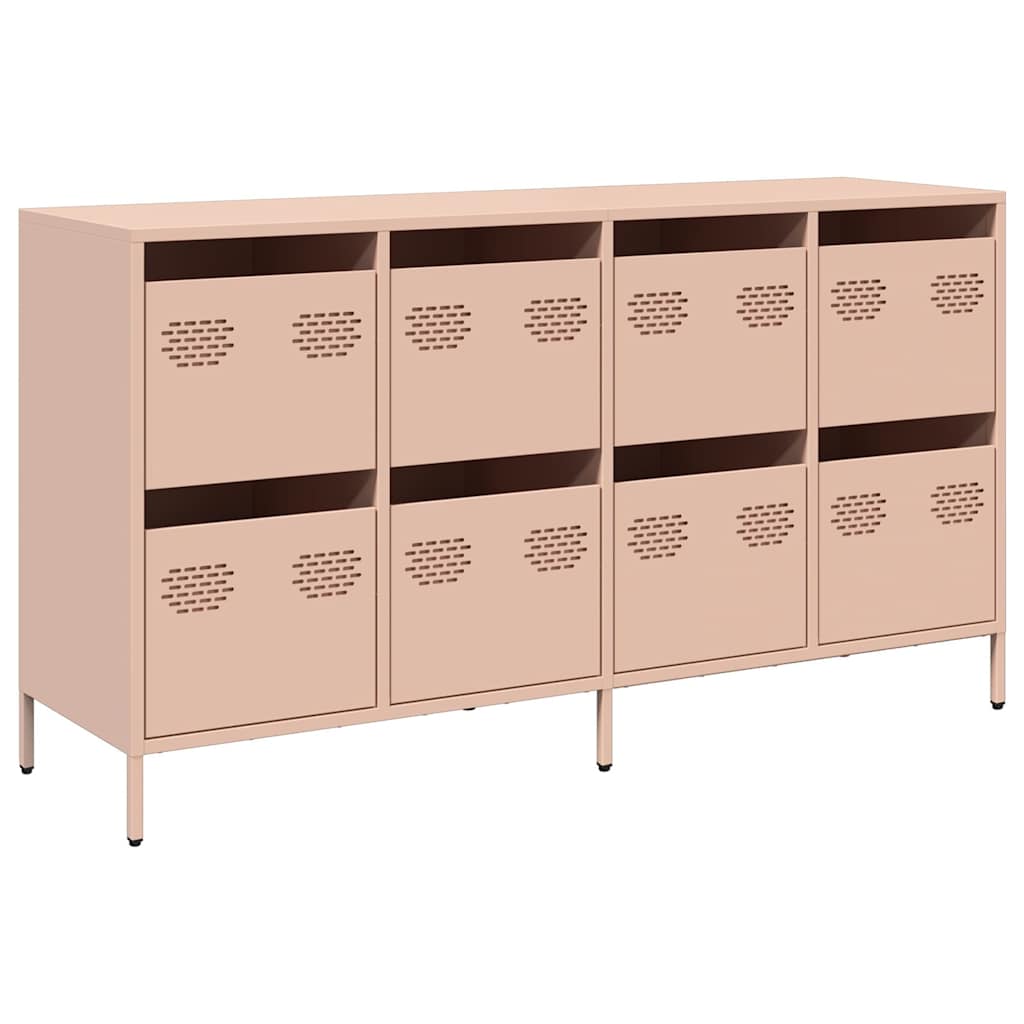 Sideboard Pink 135x39x73,5 cm Cold-rolled Steel