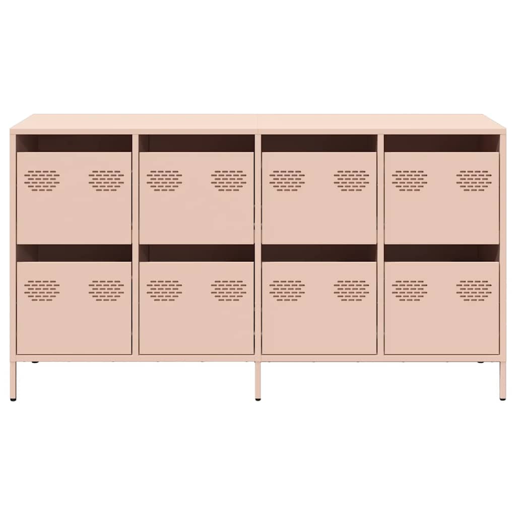 Sideboard Pink 135x39x73,5 cm Cold-rolled Steel