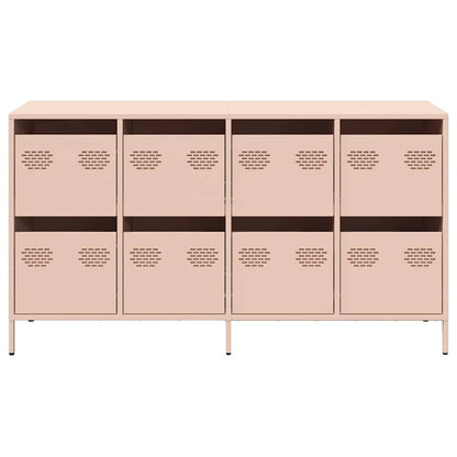 Sideboard Pink 135x39x73,5 cm Cold-rolled Steel