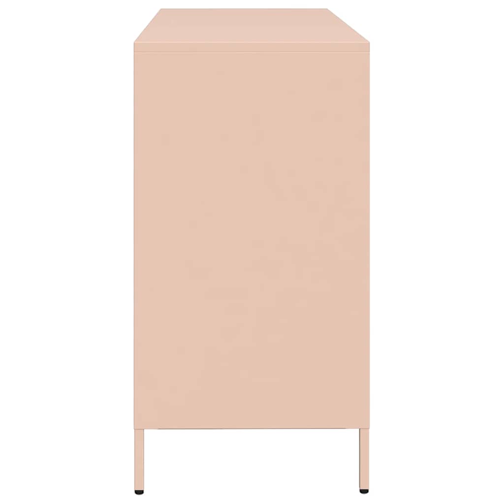 Sideboard Pink 135x39x73,5 cm Cold-rolled Steel