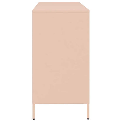 Sideboard Pink 135x39x73,5 cm Cold-rolled Steel