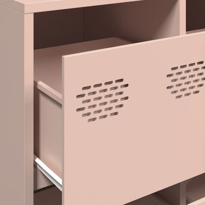 Sideboard Pink 135x39x73,5 cm Cold-rolled Steel