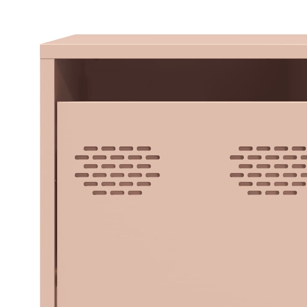 Sideboard Pink 135x39x73,5 cm Cold-rolled Steel