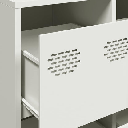 Sideboard White 135x39x73.5 cm Cold-rolled Steel