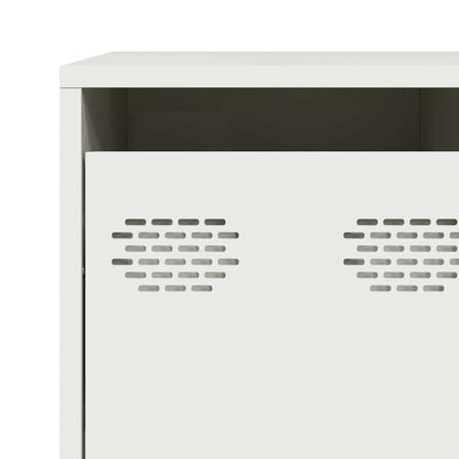 Sideboard White 135x39x73.5 cm Cold-rolled Steel