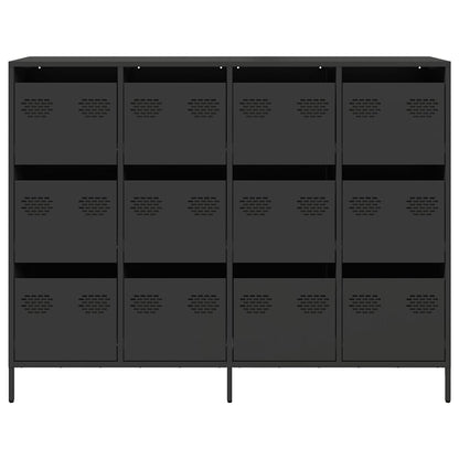 Sideboard Black 135x39x103.5 cm Cold-rolled Steel