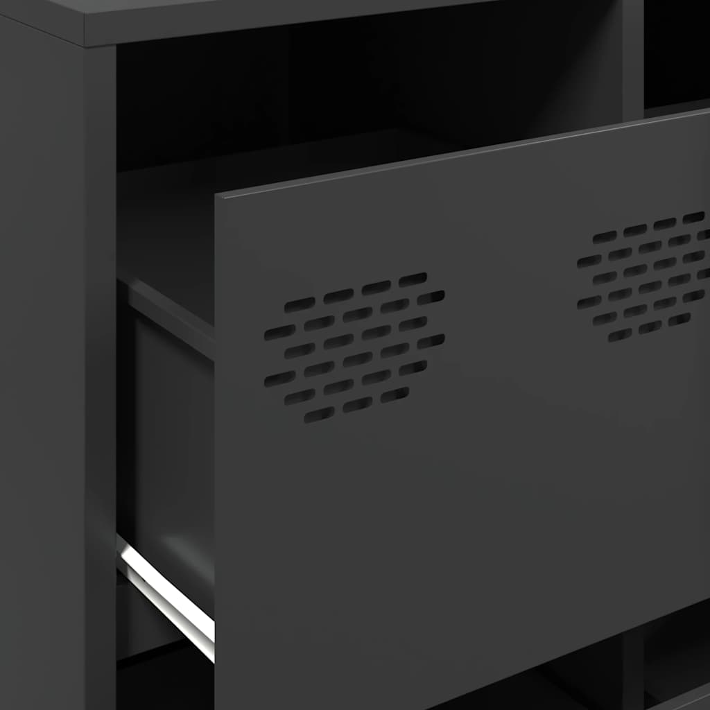 Sideboard Black 135x39x103.5 cm Cold-rolled Steel