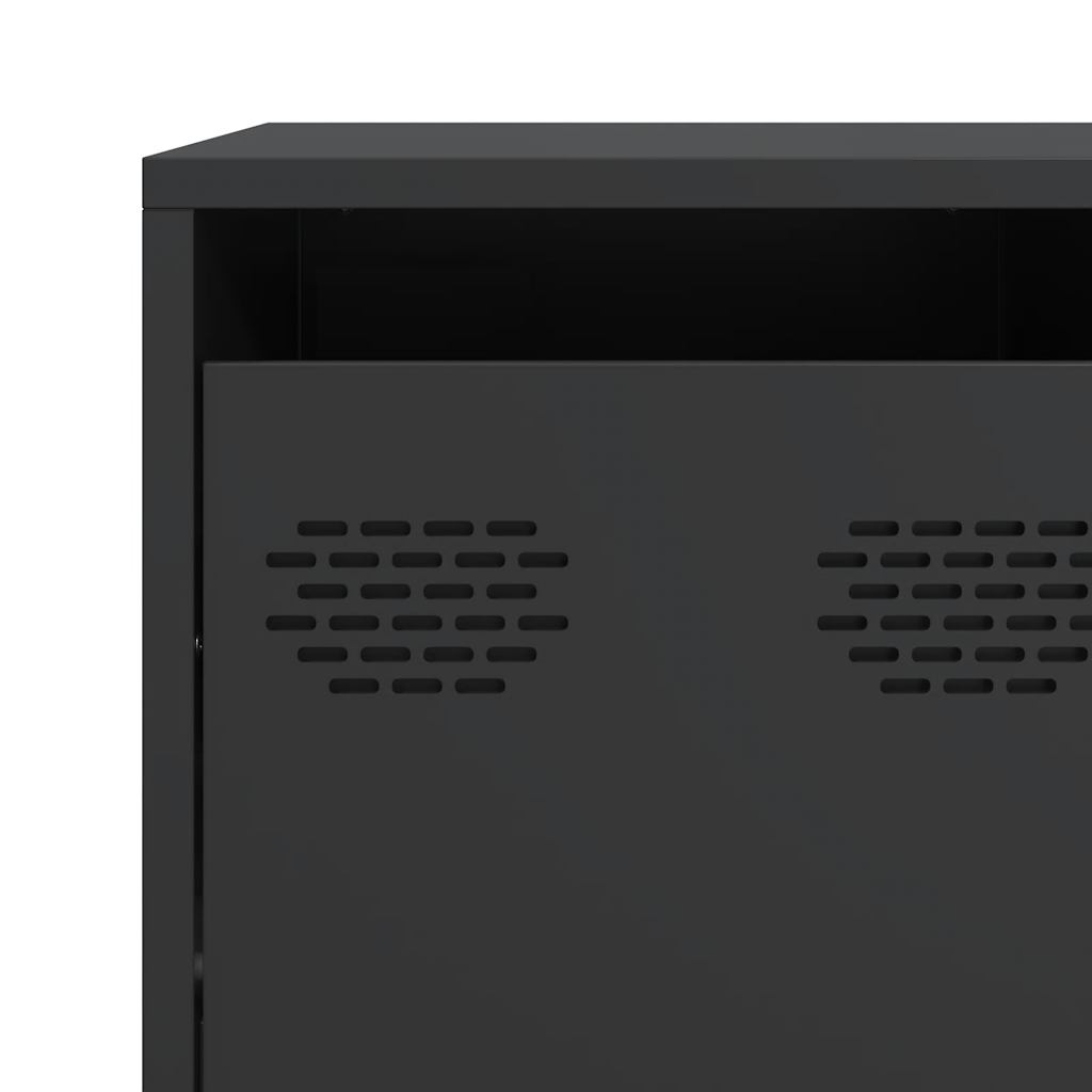 Sideboard Black 135x39x103.5 cm Cold-rolled Steel