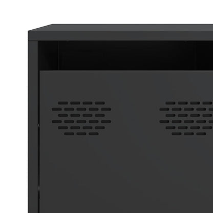 Sideboard Black 135x39x103.5 cm Cold-rolled Steel