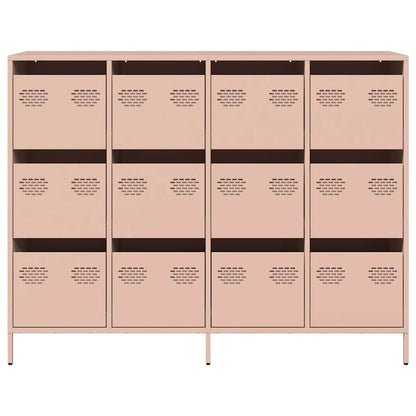 Sideboard Pink 135x39x103.5 cm Cold-rolled Steel