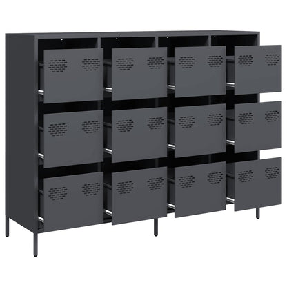 Sideboard Anthracite 135x39x103.5 cm Cold-rolled Steel