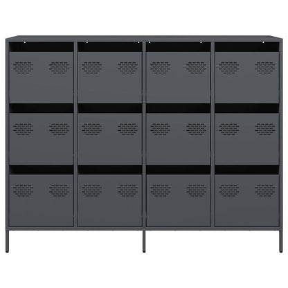 Sideboard Anthracite 135x39x103.5 cm Cold-rolled Steel