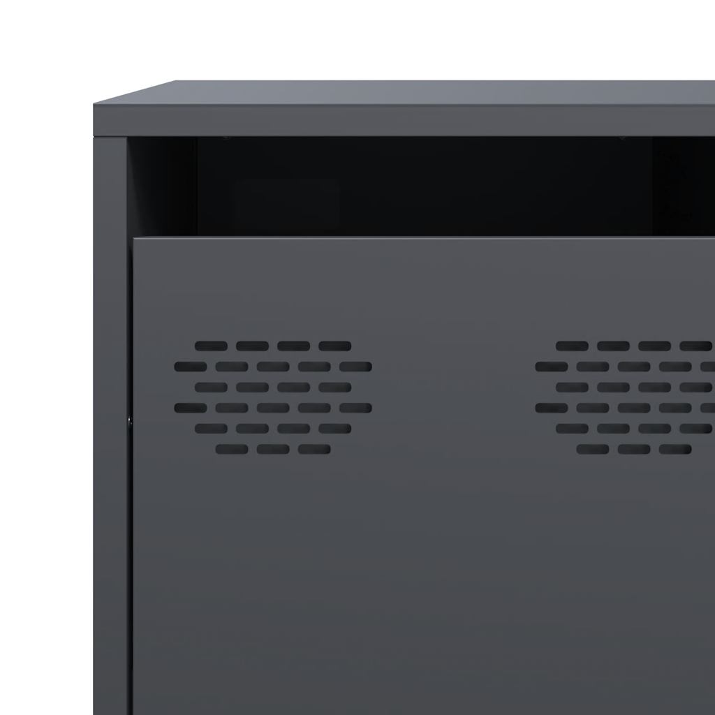 Sideboard Anthracite 135x39x103.5 cm Cold-rolled Steel