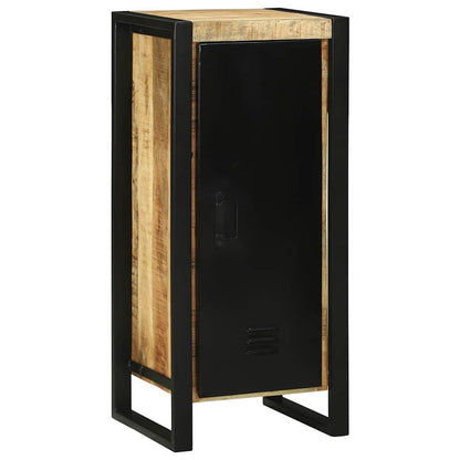 Bathroom Furniture Set with Shelf 2 pcs Brown Soild Mango Wood