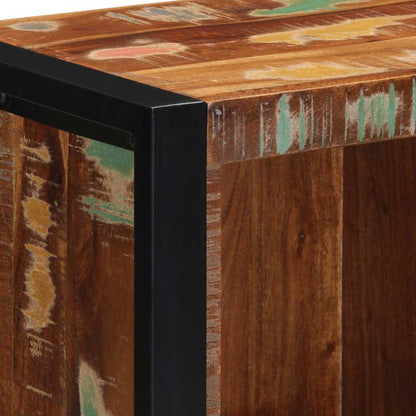 Bathroom Furniture Set 4 pcs Multicolour Solid Reclaimed Wood