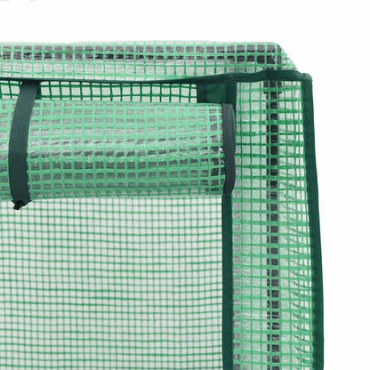 Raised Bed with Greenhouse Cover Rattan Look 80x40x138 cm