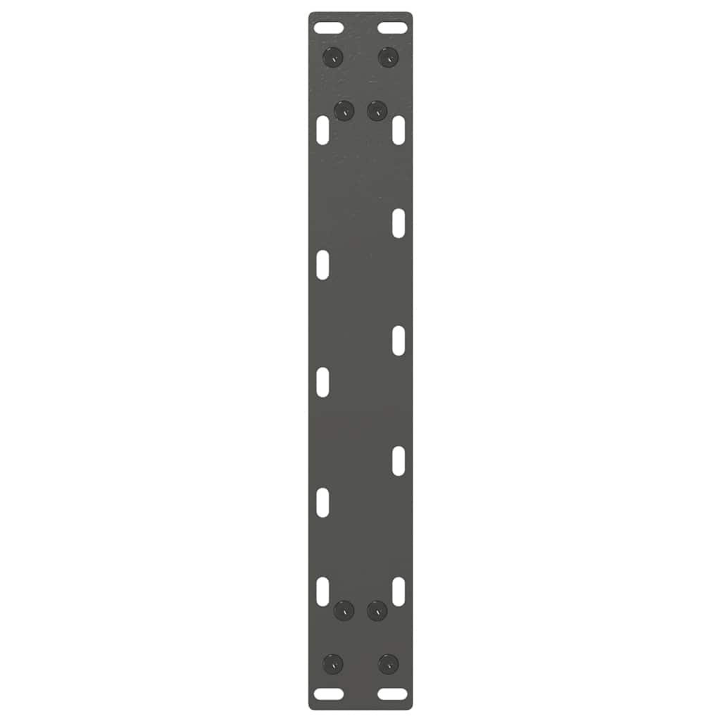 Coffee Table Legs U-Shaped 2 pcs Anthracite 30x(30-31) cm Steel
