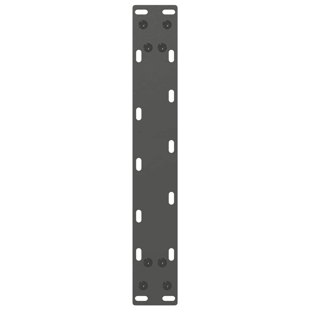 Coffee Table Legs U-Shaped 2 pcs Anthracite 40x(30-31) cm Steel