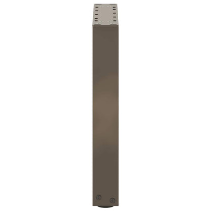 Coffee Table Legs U-Shaped 2 pcs Natural Steel 28x(42-43) cm Steel