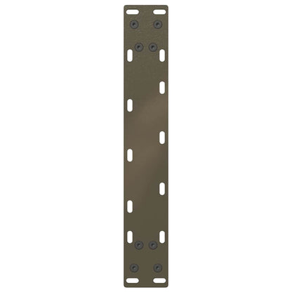 Coffee Table Legs U-Shaped 2 pcs Natural Steel 28x(42-43) cm Steel