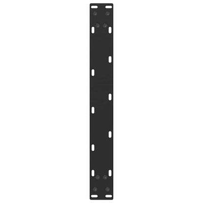 Coffee Table Legs U-Shaped 2 pcs Black 50x(42-43) cm Steel