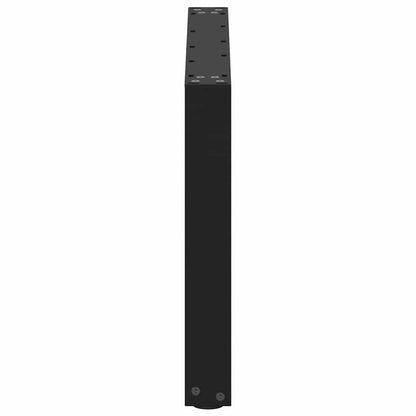 Coffee Table Legs U-Shaped 2 pcs Black 60x(42-43) cm Steel