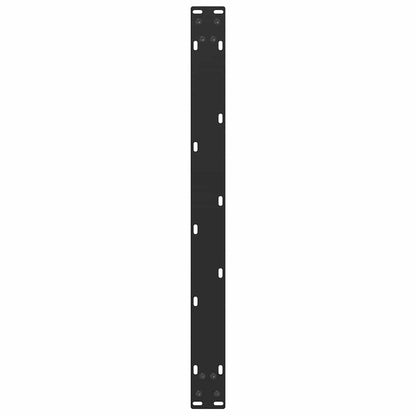 Coffee Table Legs U-Shaped 2 pcs Black 60x(42-43) cm Steel