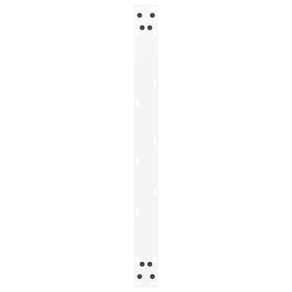 Coffee Table Legs U-Shaped 2 pcs White 70x(42-43) cm Steel