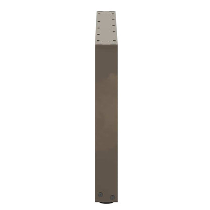 Coffee Table Legs U-Shaped 2 pcs Natural Steel 70x(42-43) cm Steel