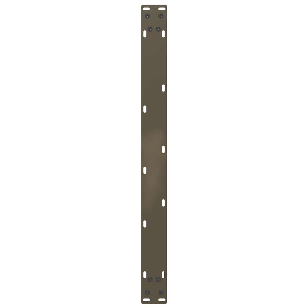 Coffee Table Legs U-Shaped 2 pcs Natural Steel 70x(42-43) cm Steel