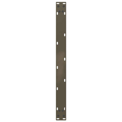 Coffee Table Legs U-Shaped 2 pcs Natural Steel 70x(42-43) cm Steel