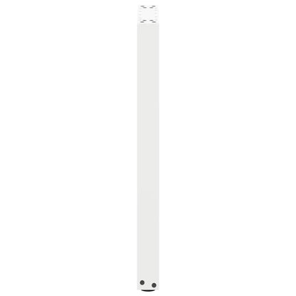 Console Table Legs U-Shaped 2 pcs White 28x(72-73) cm Steel