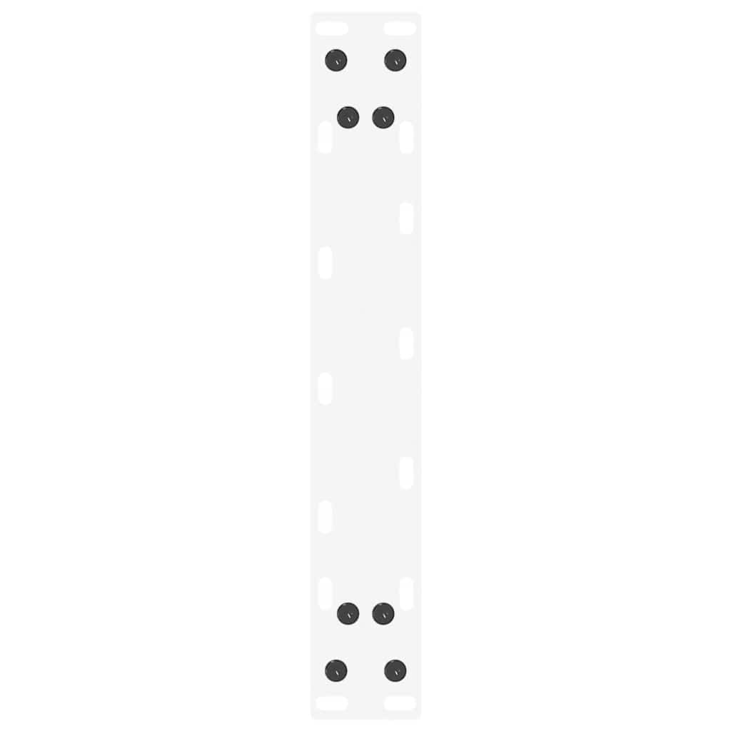 Console Table Legs U-Shaped 2 pcs White 28x(72-73) cm Steel