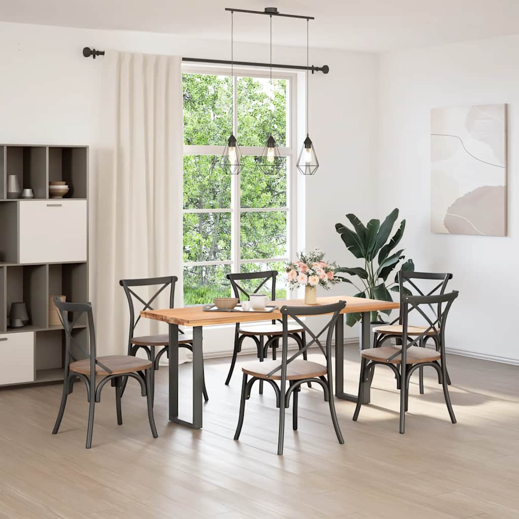 Console Table Legs U-Shaped 2 pcs Anthracite 28x(72-73) cm Steel