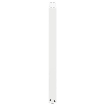 Console Table Legs U-Shaped 2 pcs White 38x(72-73) cm Steel