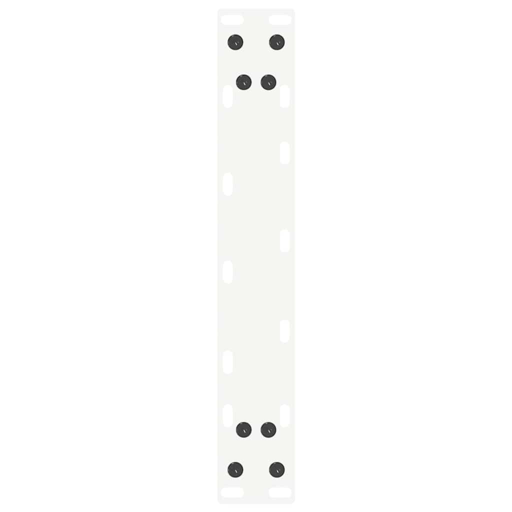 Console Table Legs U-Shaped 2 pcs White 38x(72-73) cm Steel