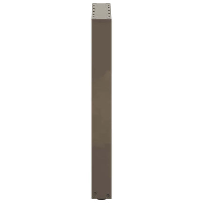 Dining Table Legs U-Shaped 2 pcs Natural Steel 50x(72-73) cm Steel