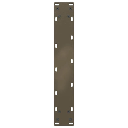 Dining Table Legs U-Shaped 2 pcs Natural Steel 50x(72-73) cm Steel