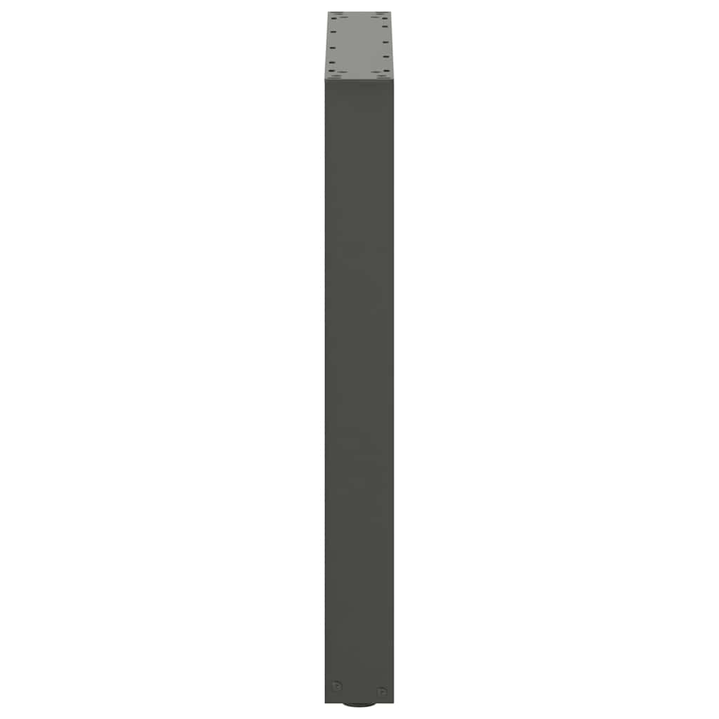 Dining Table Legs U-Shaped 2 pcs Anthracite 60x(72-73) cm Steel