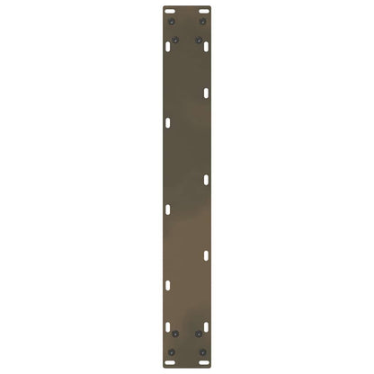 Dining Table Legs U-Shaped 2 pcs Natural Steel 60x(72-73) cm Steel