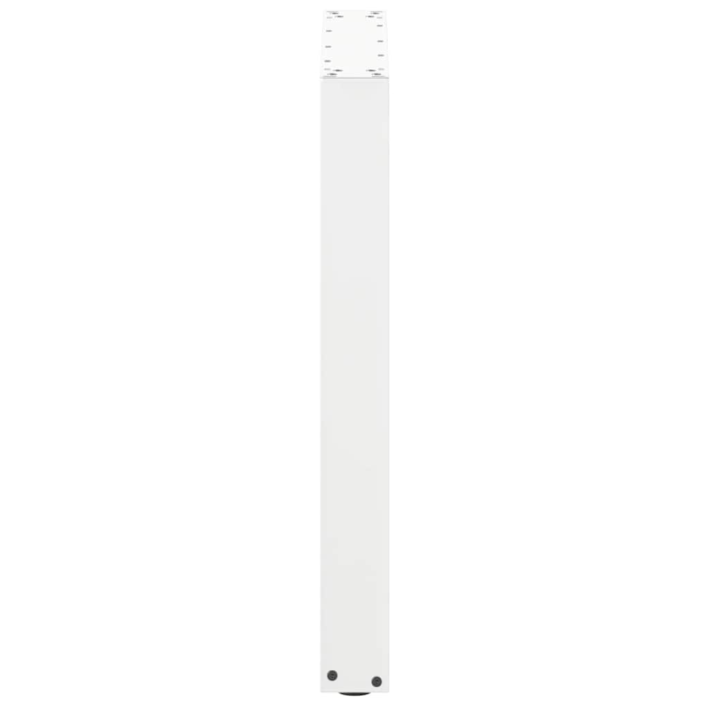 Dining Table Legs U-Shaped 2 pcs White 70x(72-73) cm Steel