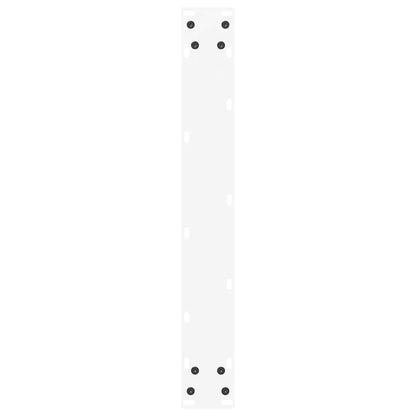 Dining Table Legs U-Shaped 2 pcs White 70x(72-73) cm Steel