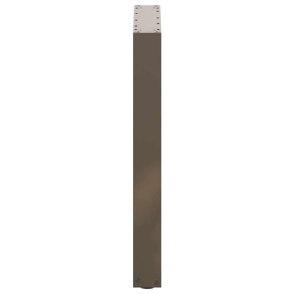 Dining Table Legs U-Shaped 2 pcs Natural Steel 70x(72-73) cm Steel