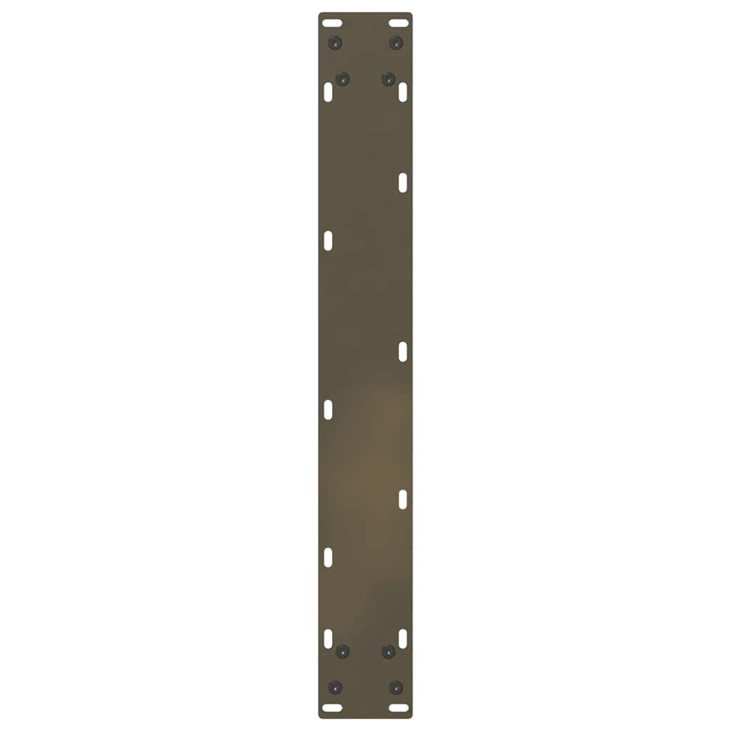 Dining Table Legs U-Shaped 2 pcs Natural Steel 70x(72-73) cm Steel