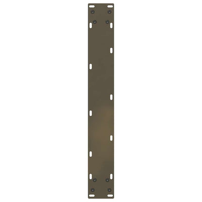 Dining Table Legs U-Shaped 2 pcs Natural Steel 70x(72-73) cm Steel
