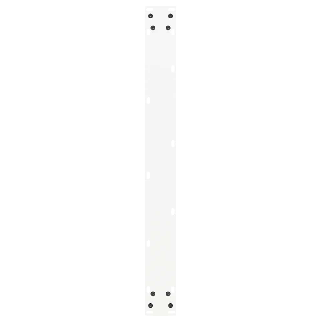 Dining Table Legs U-Shaped 2 pcs White 80x(72-73) cm Steel
