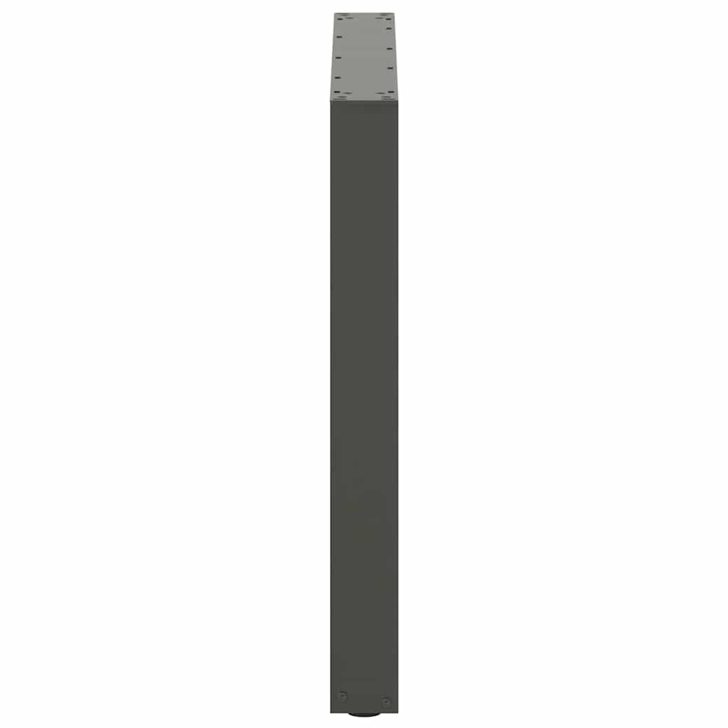 Dining Table Legs U-Shaped 2 pcs Anthracite 80x(72-73) cm Steel