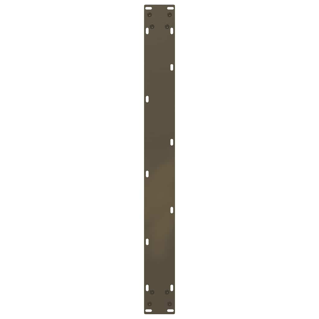 Dining Table Legs U-Shaped 2 pcs Natural Steel 80x(72-73) cm Steel
